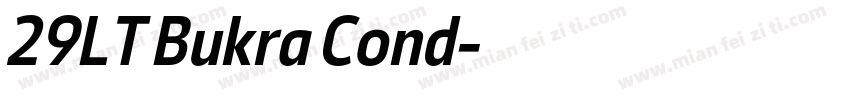 29LT Bukra Cond字体转换